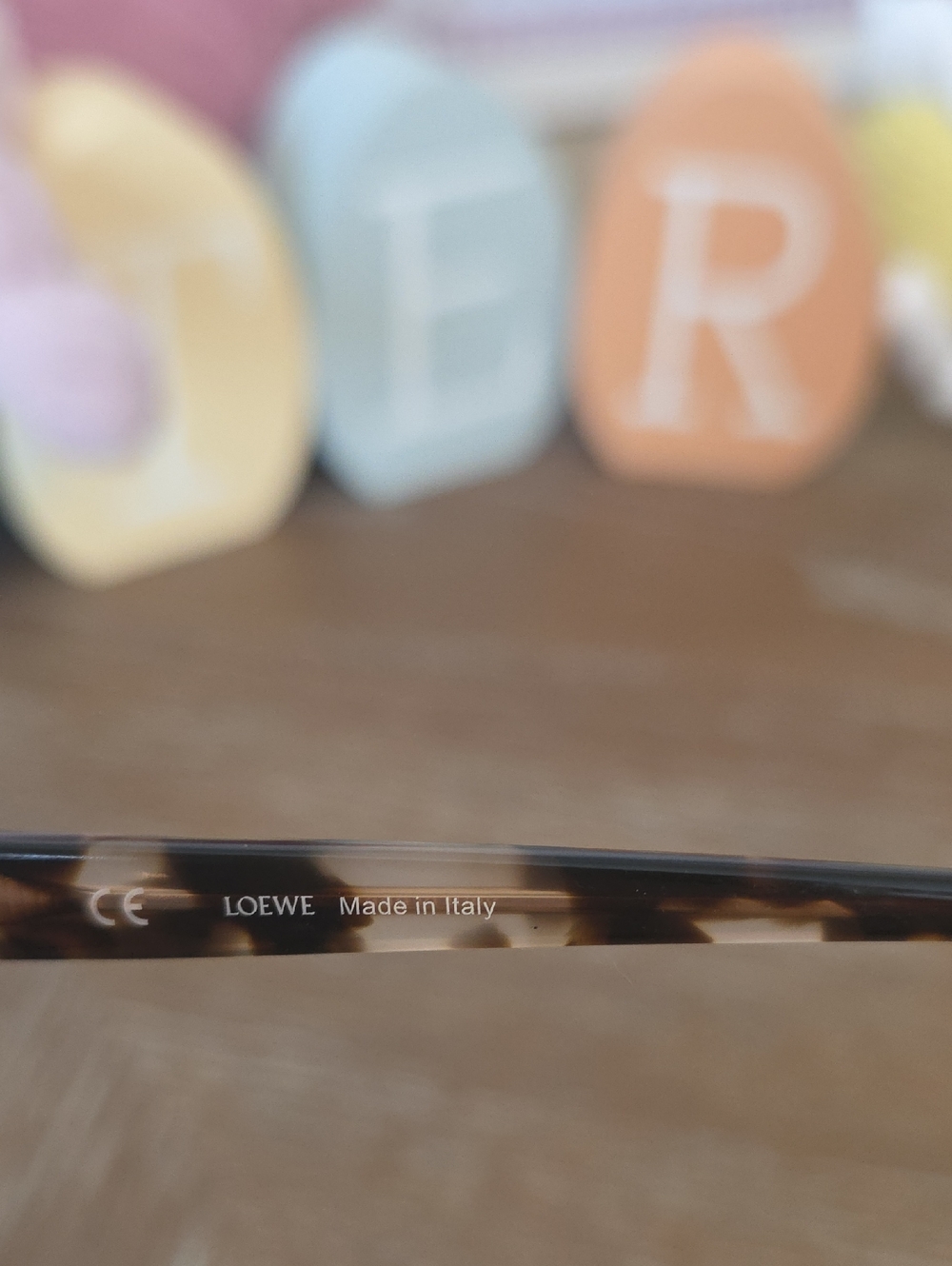 Loewe Tortoiseshell Square Sunglasses with Dark Lenses - Picture 5 of 7
